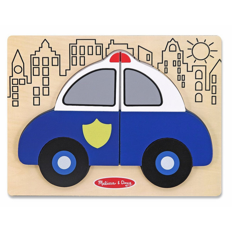 Melissa & Doug My First Chunky Puzzle - Police Car