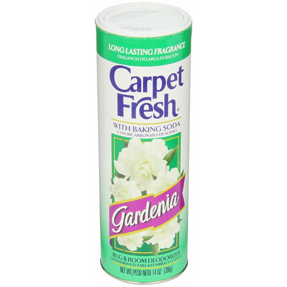 Carpet Fresh 274005 Rug and Room Deodorizer with Baking Soda 14 oz Gardenia Fragrance (Pack of 1)