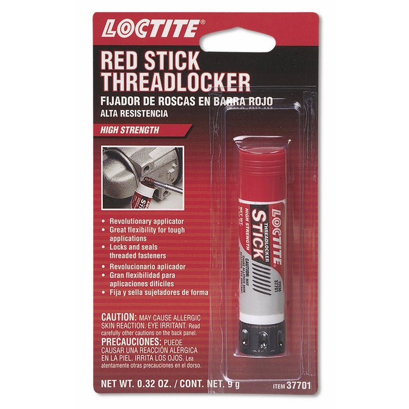 Loctite 511537 Red High Strength Threadlocker Stick, 9-gram