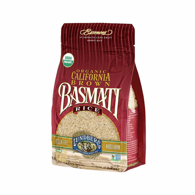 Lundberg Family Farms Organic Basmati Rice, California Brown, 32 Ounce (Pack of 6)