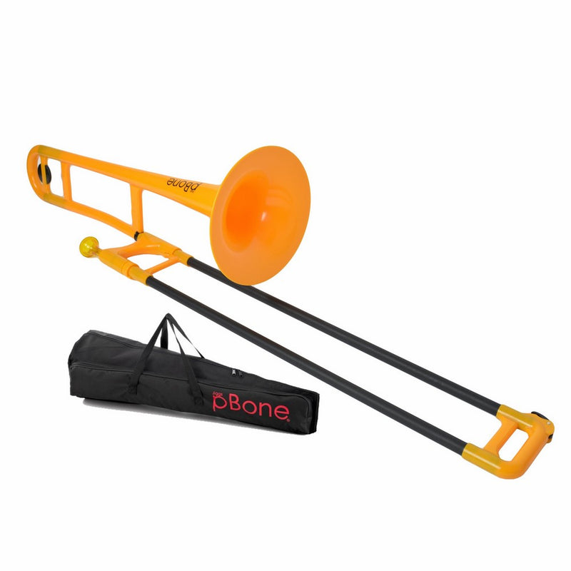 pBone PBONE1Y Jiggs Plastic Trombone, Yellow