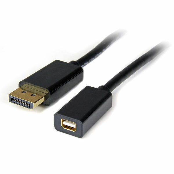 StarTech.com DP2MDPMF3 3 ft DisplayPort to Mini DisplayPort 1.2 Video Cable Adapter M/F - DisplayPort 4k with HBR2 support - DP (M) to Mini DP (F)