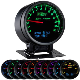 3in1 Black Face Pyrometer, Digital Boost, and Temperature Gauge