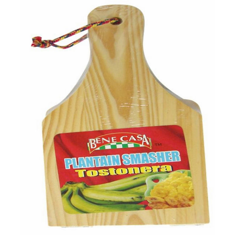 Benecasa Wood Tostonera for Plaintains, Large
