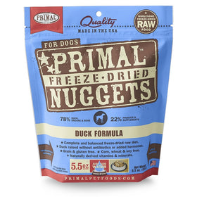 Primal Pet Foods Freeze-Dried Canine Duck Formula 5.5 oz