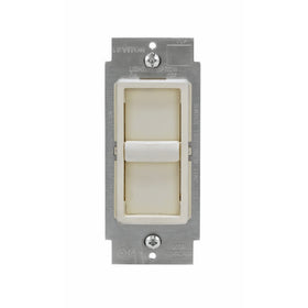 Leviton 6672-1LT SureSlide Universal 150W LED/CFL Incandescent Slide-To-Off Dimmer, Light Almond