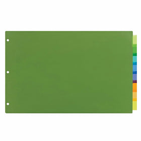 Avery Big Tab Insertable Plastic Dividers, 11 x 17 inches, 8 Tab, Multi-Color, Laser/InkJet (11179)