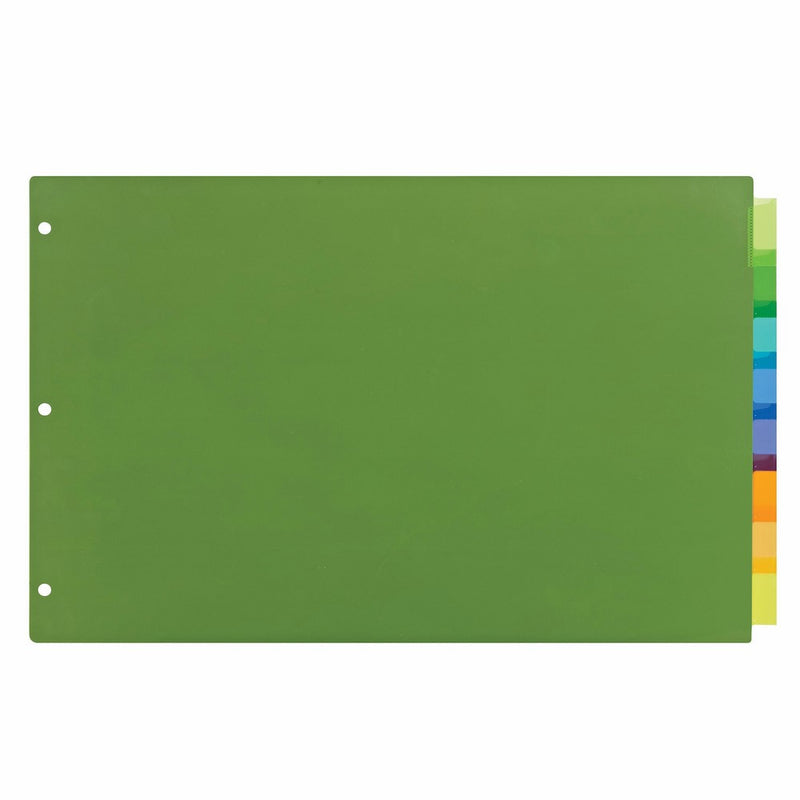 Avery Big Tab Insertable Plastic Dividers, 11 x 17 inches, 8 Tab, Multi-Color, Laser/InkJet (11179)