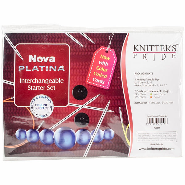 Knitter's Pride Nova Platina Interchangeable Starter Set