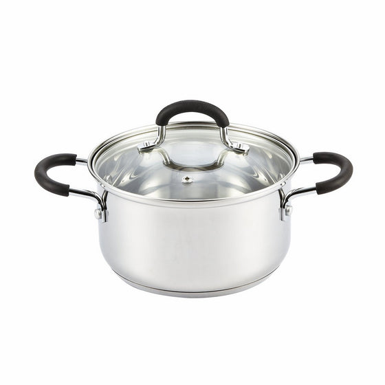 Cook N Home 3 Quart Stainless Steel Sauce Pot Casserole with Lid