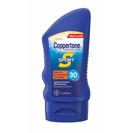 Coppertone Sport Sunscreen Lotion SPF 30, 3oz