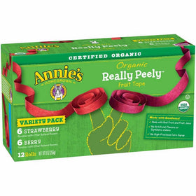 Organic Fruit Tape; Really Peel , Pack of 6