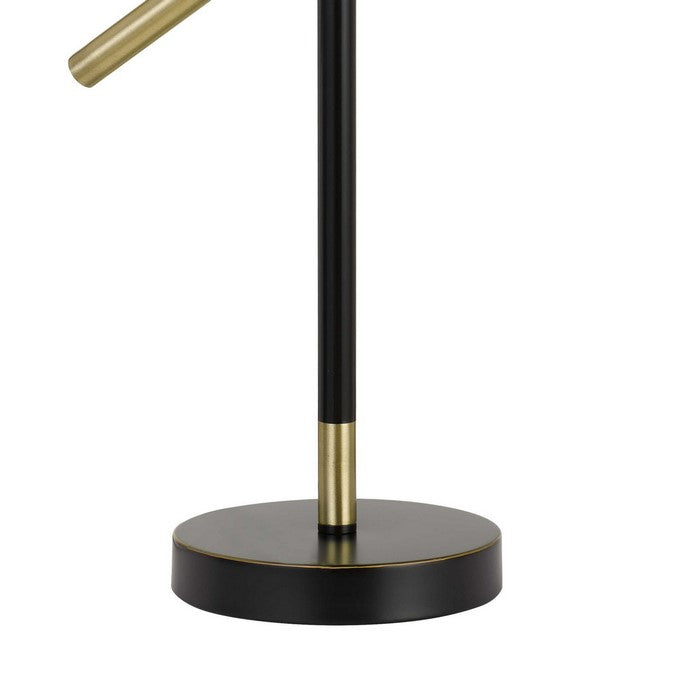 10W Integrated LED Dimmer Desk lamp with Adjustable Height, Black