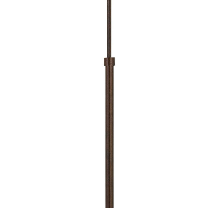 10W LED Adjustable Metal Floor Lamp with Swing Arm, Dark Bronze