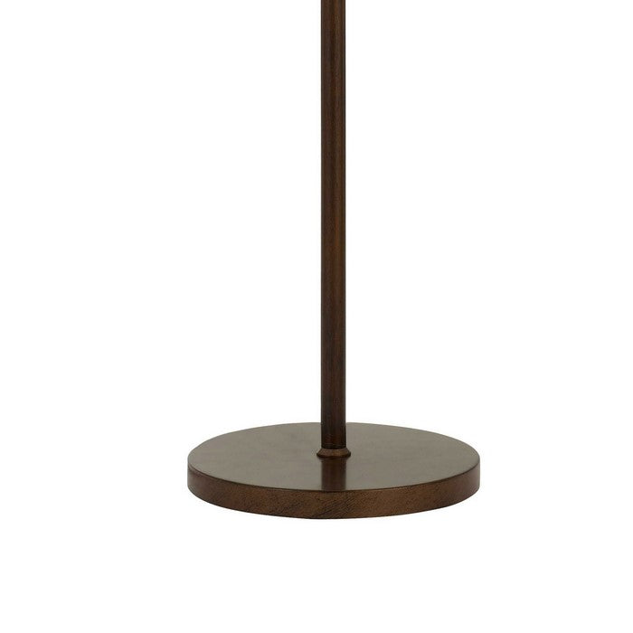 10W LED Adjustable Metal Floor Lamp with Swing Arm, Dark Bronze