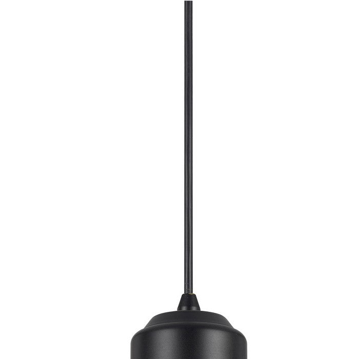 Metal Round Shade Pendant Lighting with Wire Cage Design Head, Black