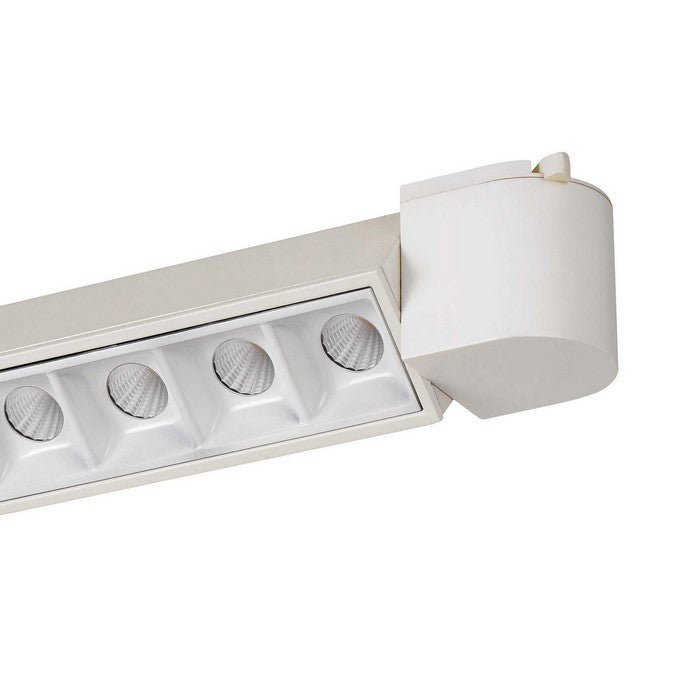 20 W Integrated LED Linear Design Track Fixture with Dimmer Feature, White