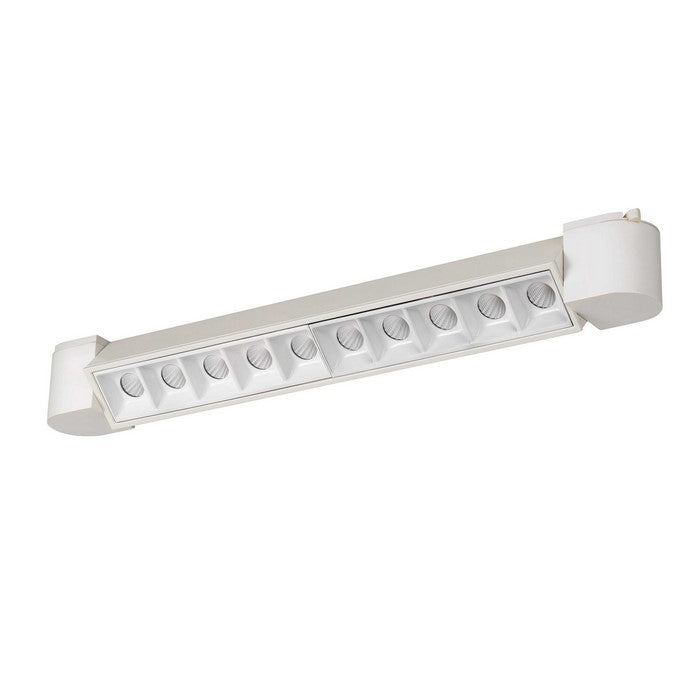 20 W Integrated LED Linear Design Track Fixture with Dimmer Feature, White