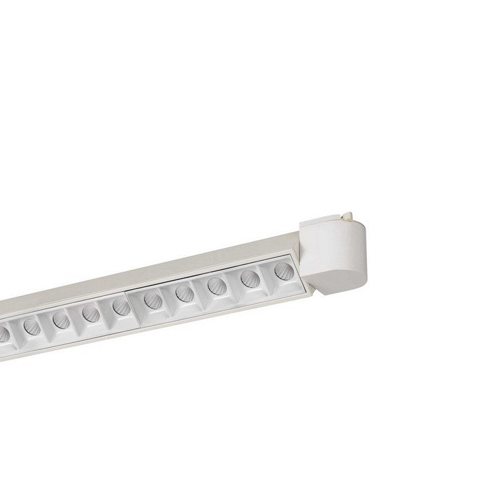 60 W Integrated LED Metal Track Fixture with Linear Design, White