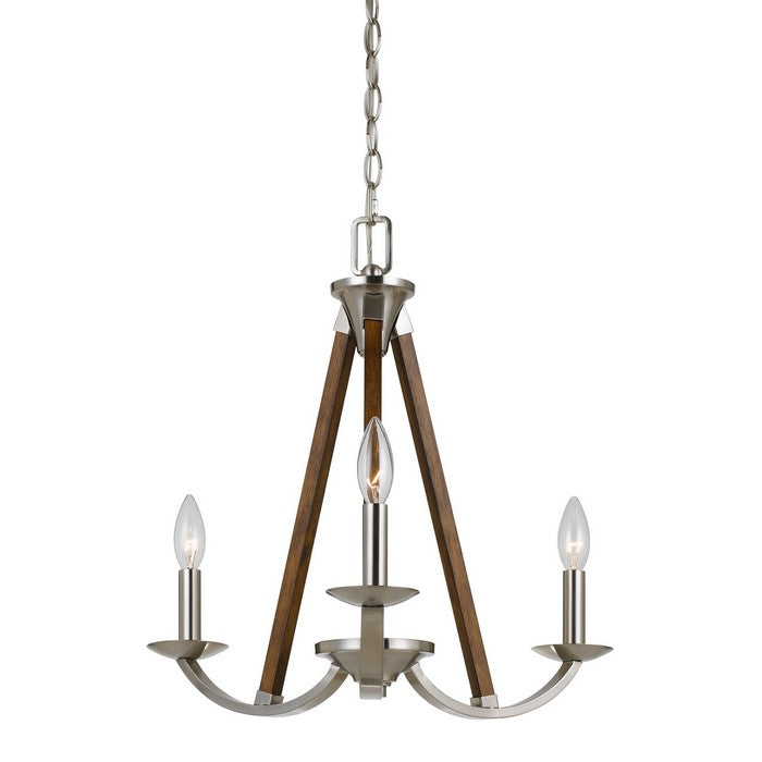 Sea Anchor Design Metal Chandelier with Candle Design Holders, Silver