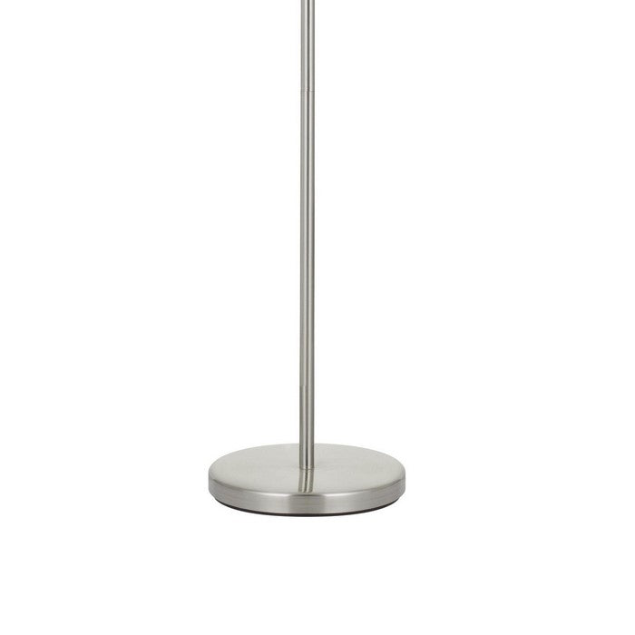 3 Metal Heads Floor Lamp with Touch Sensor Dimmer Control, Chrome