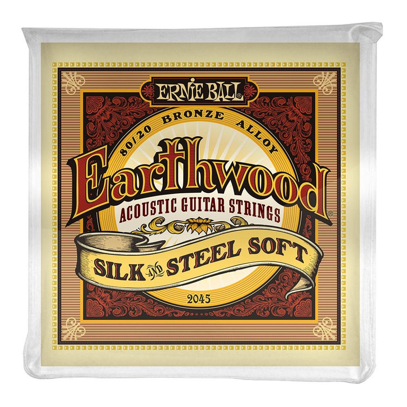 Ernie Ball Earthwood Silk and Steel Soft Acoustic Set.011 - .052
