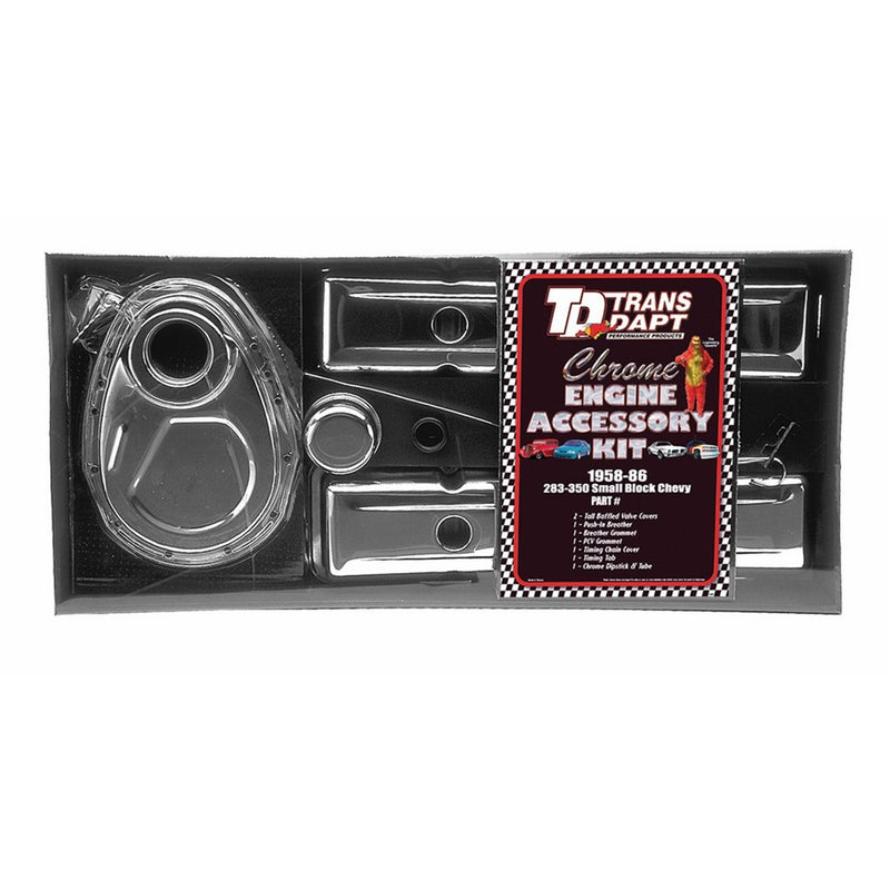 Trans-Dapt 3043 Chrome Engine Dress-Up Kit