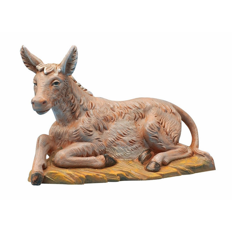 Fontanini by Roman Seated Donkey Nativity Figurine, 5-Inch
