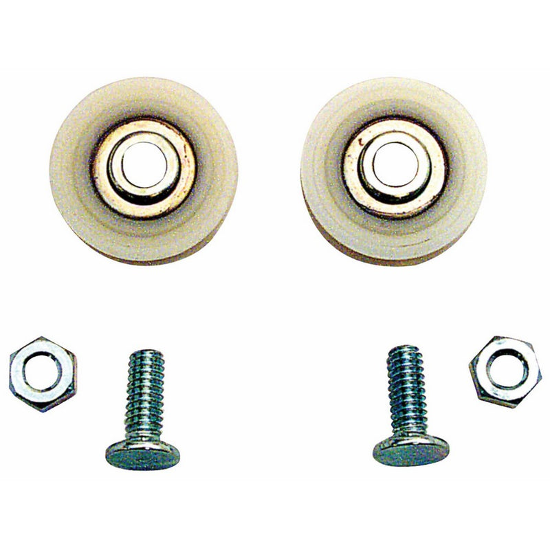Prime-Line D 1504 Sliding Door Roller with Bolts, 1-1/4-Inch Nylon Ball Bearing, 2-Pack