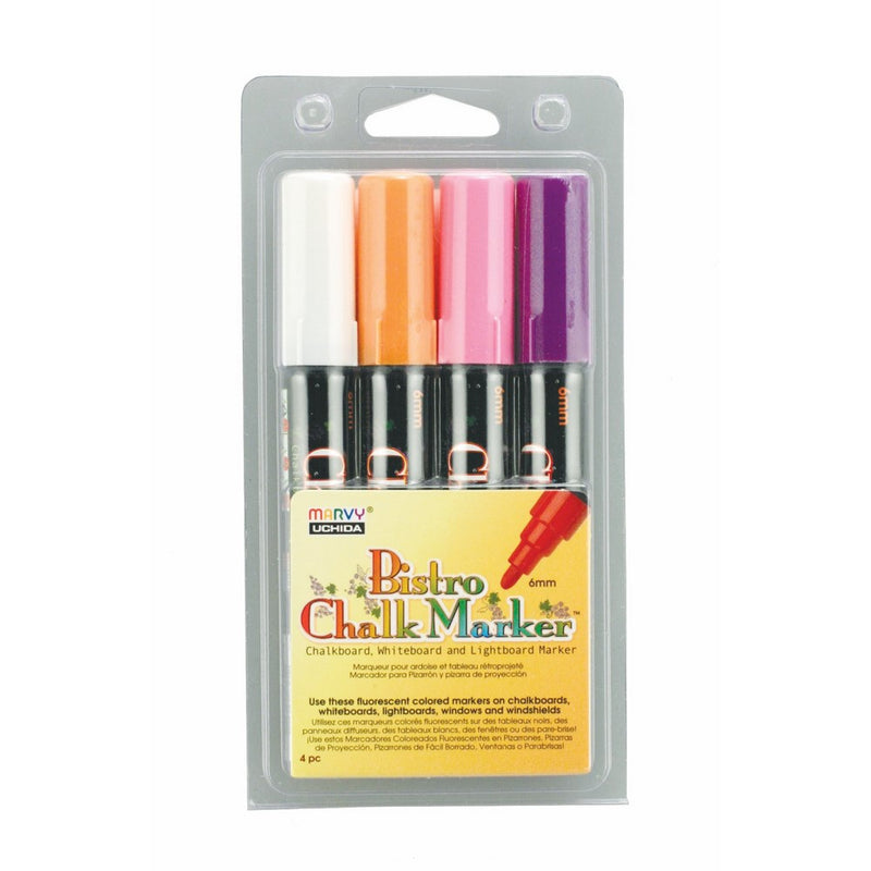 Uchida 480-4B 4-Piece Bistro Chalk Marker Set