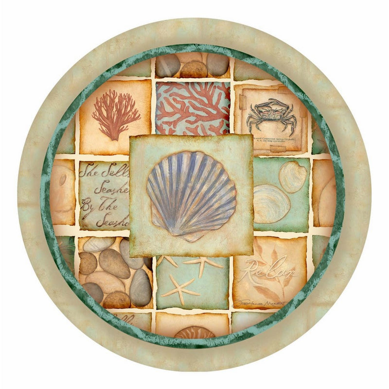 Thirstystone Stoneware Coaster Set, Nautical Patchwork