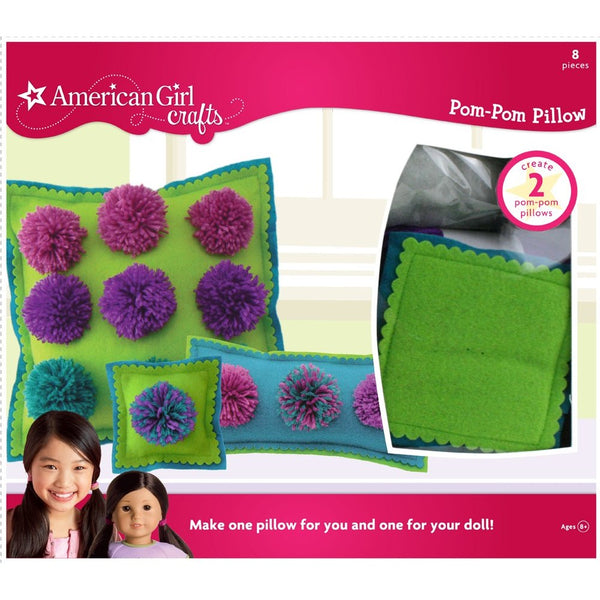 American Girl Crafts Pom Pom Pillow Kit Cool