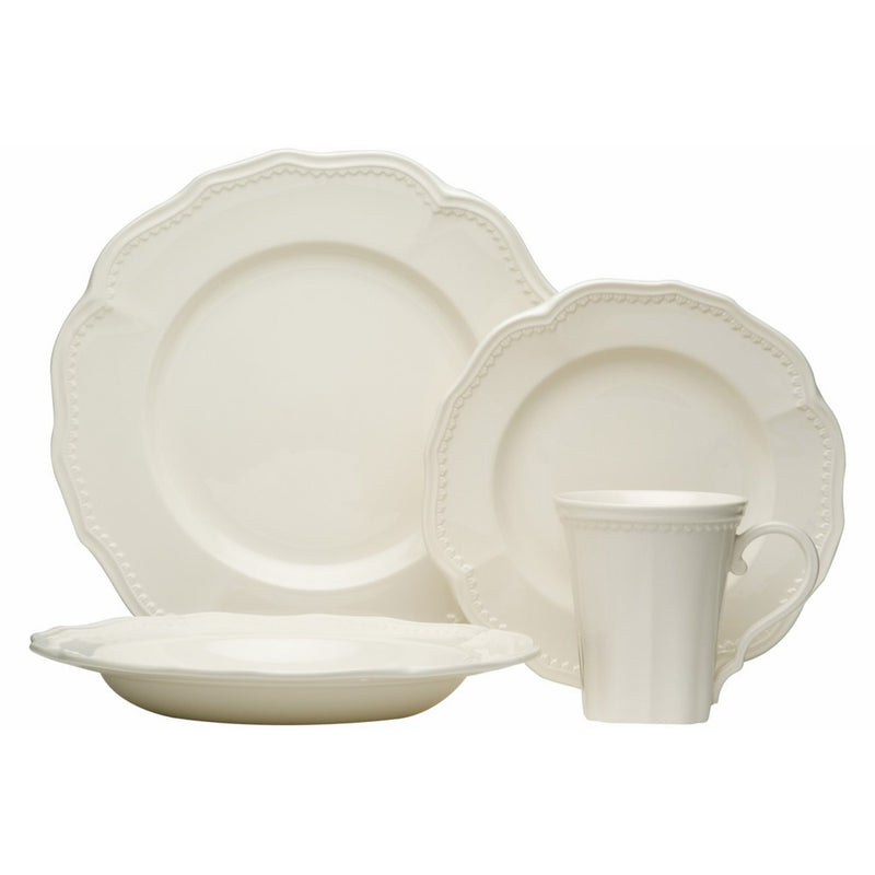 Red Vanilla Classic White 16-Piece Dining Set