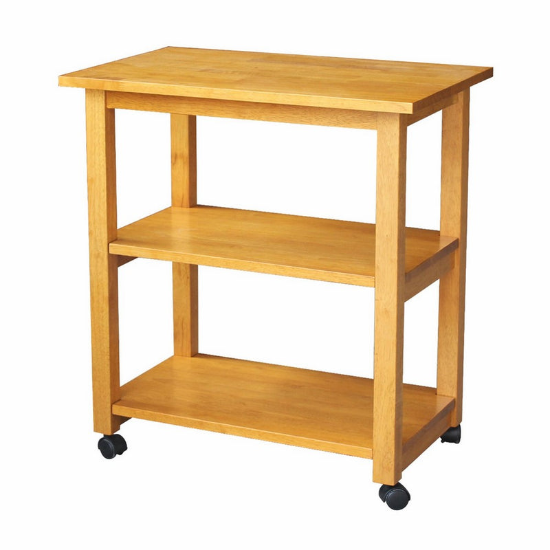 International ConceptsWC04-185 Medium Microwave Cart, Oak