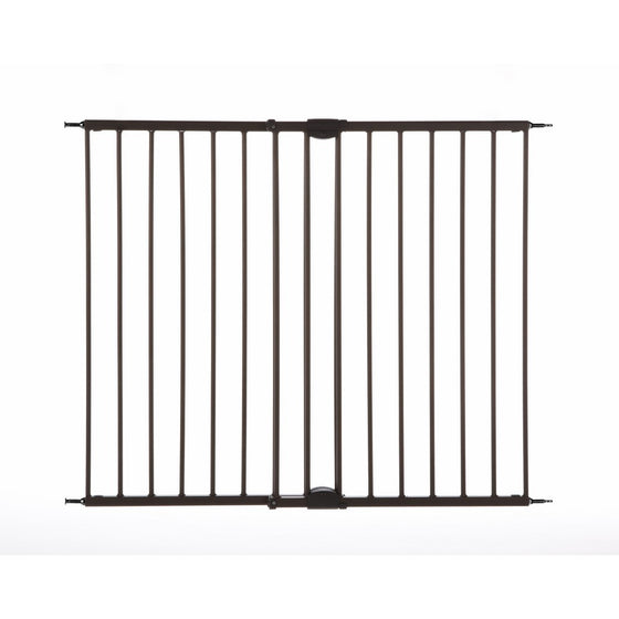 Supergate Easy Swing & Lock Gate, Bronze, Fits Spaces between 28.68" to 47.85" Wide and 31"high