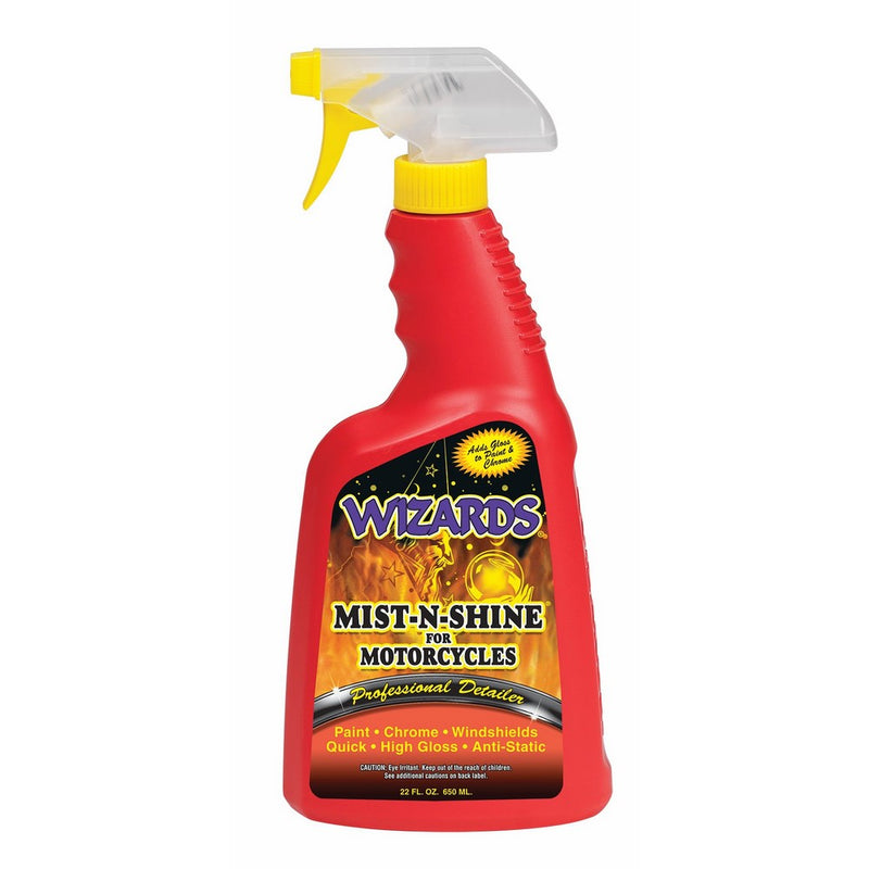 Wizards 22214 Mist-N-Shine Motorcycle Professional Detailer - 22 oz.
