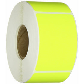 Aviditi DL630L Rectangle Inventory Color Coded Label, 3" Length x 2" Width, Fluorescent Yellow (Roll of 500)