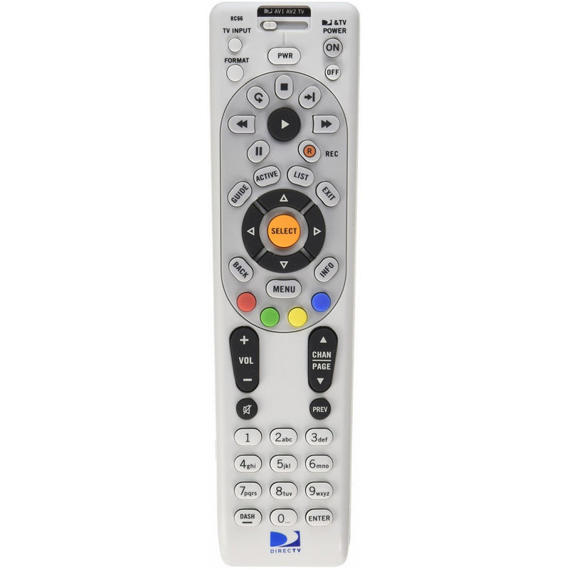 DIRECTV Rc66 Universal Ir Remote Control Replaces Rc65 H24 Hr24 H25 R16 D12