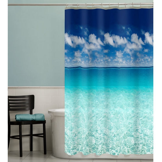 MAYTEX Photoreal Escape Waterproof PEVA Shower Curtain