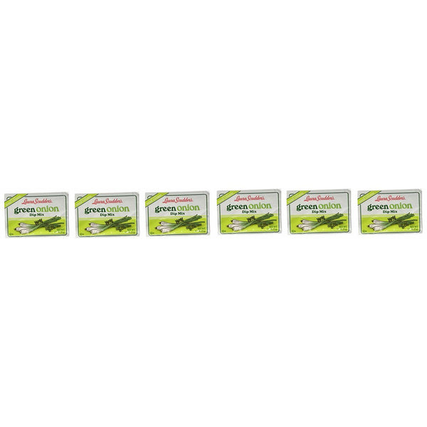 Laura Scudder's Green Onion Dip Mix 6 Pack,.50 oz