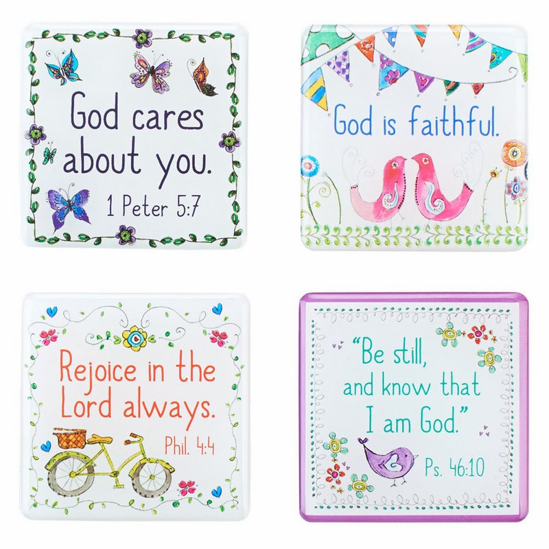 Everyday Blessings Inspirational Fridge Magnet Set (4)