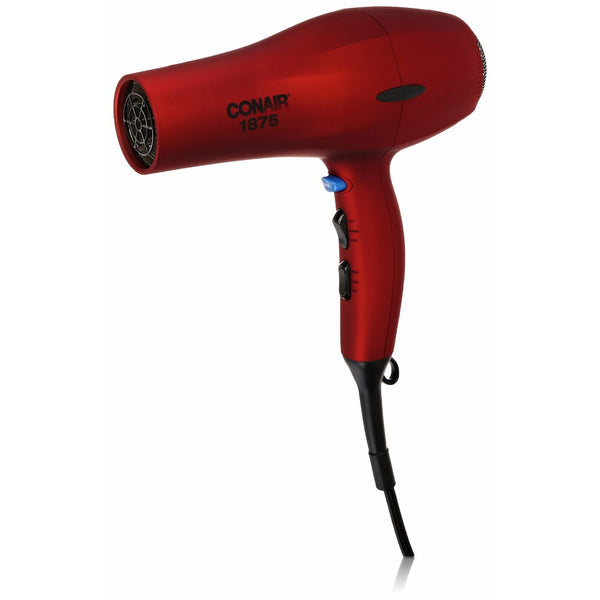 Conair 1875 Watt Velvet Touch Hair Dryer; Red