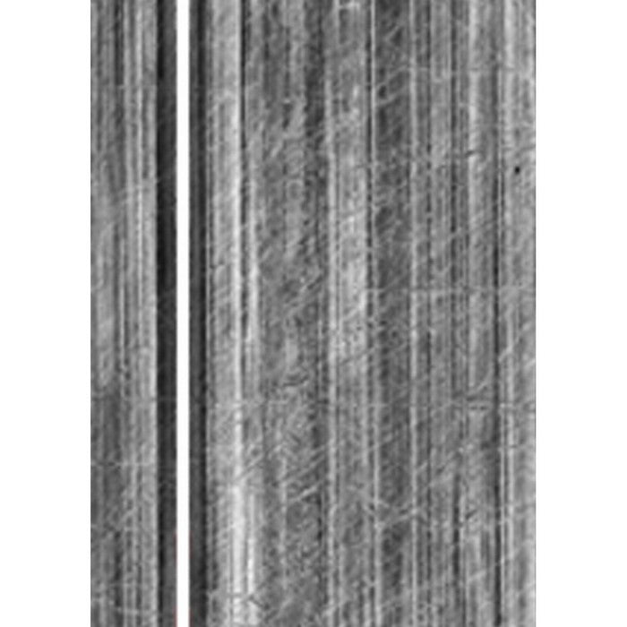 3 Panel Canvas Room Divider with Distressed Wood Print, Gray and Black