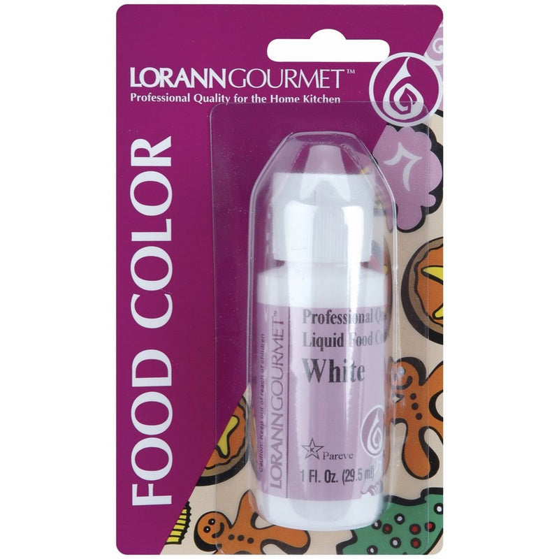 Lorann Oils Liquid Food Color, 1 oz, White