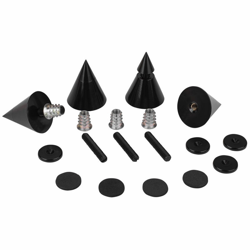 Dayton Audio DSS4-BK Black Speaker Spike Set 4 Pcs.