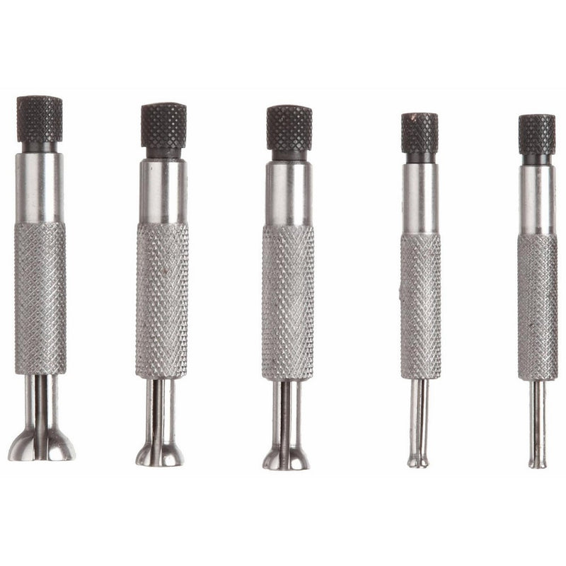 Starrett S830FZ Small Hole Gage, Set of 5, .125" to .500" (3.2mm to 12.7mm)