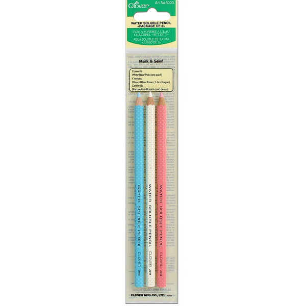 Clover Water Soluble Pencil Assortment, 3EA (Q5003)