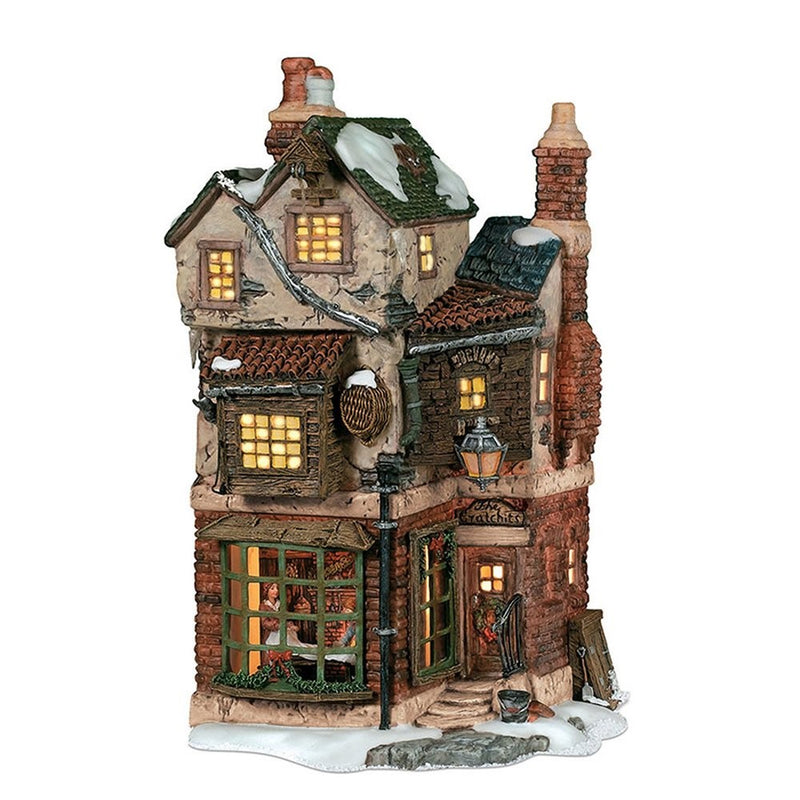 Department 56 Dickens' Village Cratchits Corner Lit Building