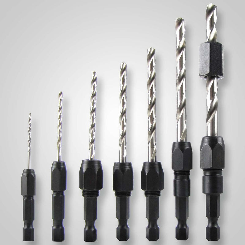 QUICK CHANGE 7 PC DRILL BIT AND ADAPTER SET BY SNAPPY