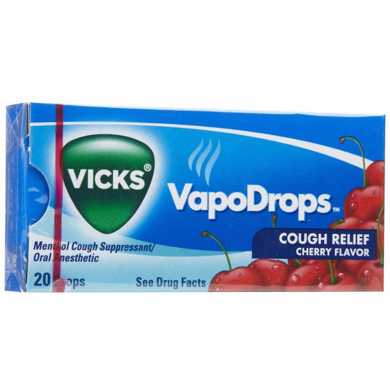 Vicks Vapor Drops Cherry Flavor 20 Drops